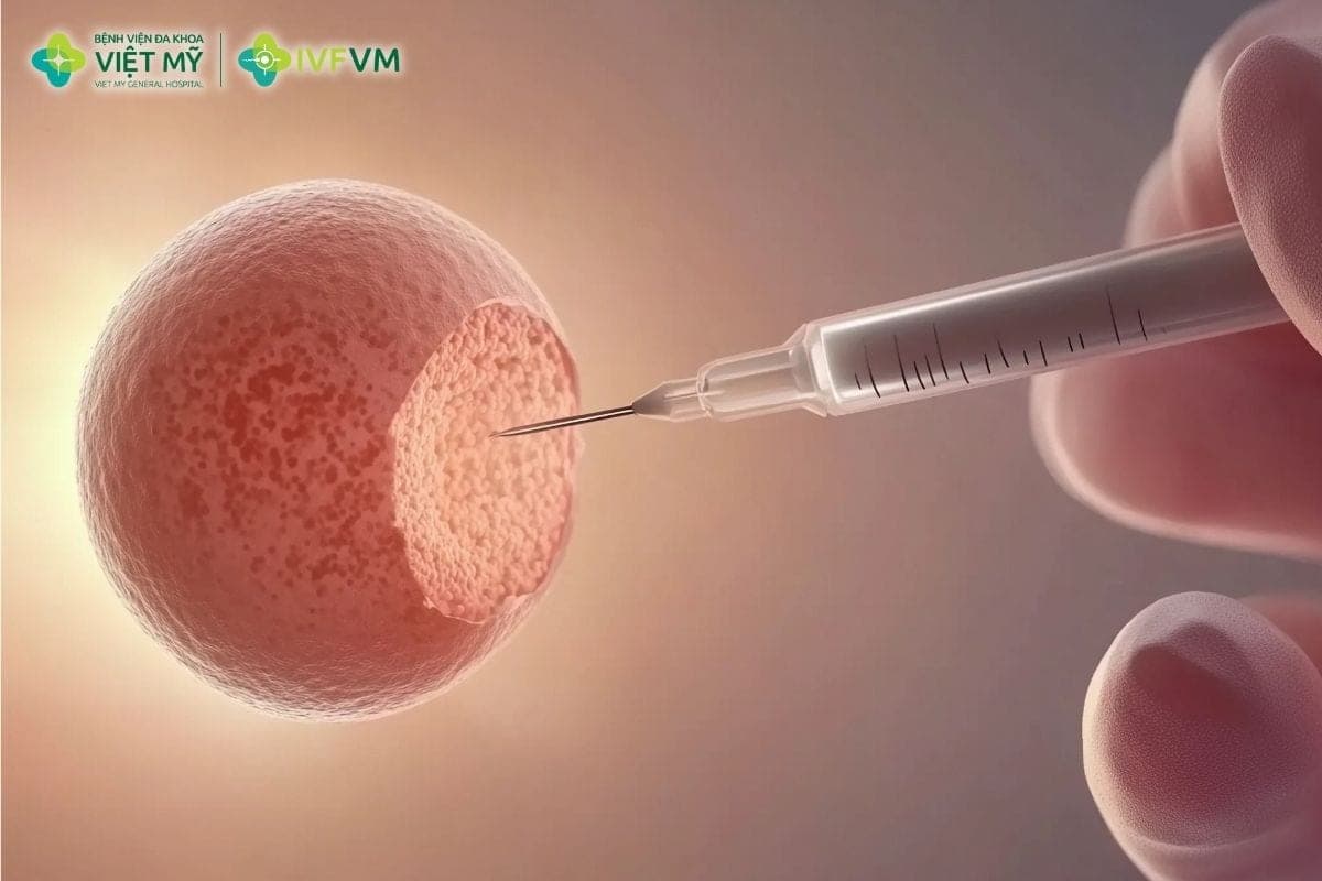 ICSI là kỹ thuật thường được cân nhắc để hỗ trợ thụ tinh khi tinh trùng có bất thường hình thái rõ