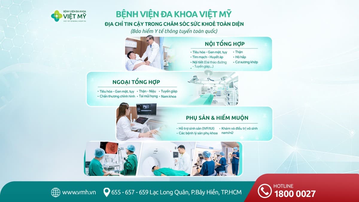 Bệnh viện Đa khoa Việt Mỹ – Địa chỉ tin cậy chăm sóc sức khỏe toàn diện