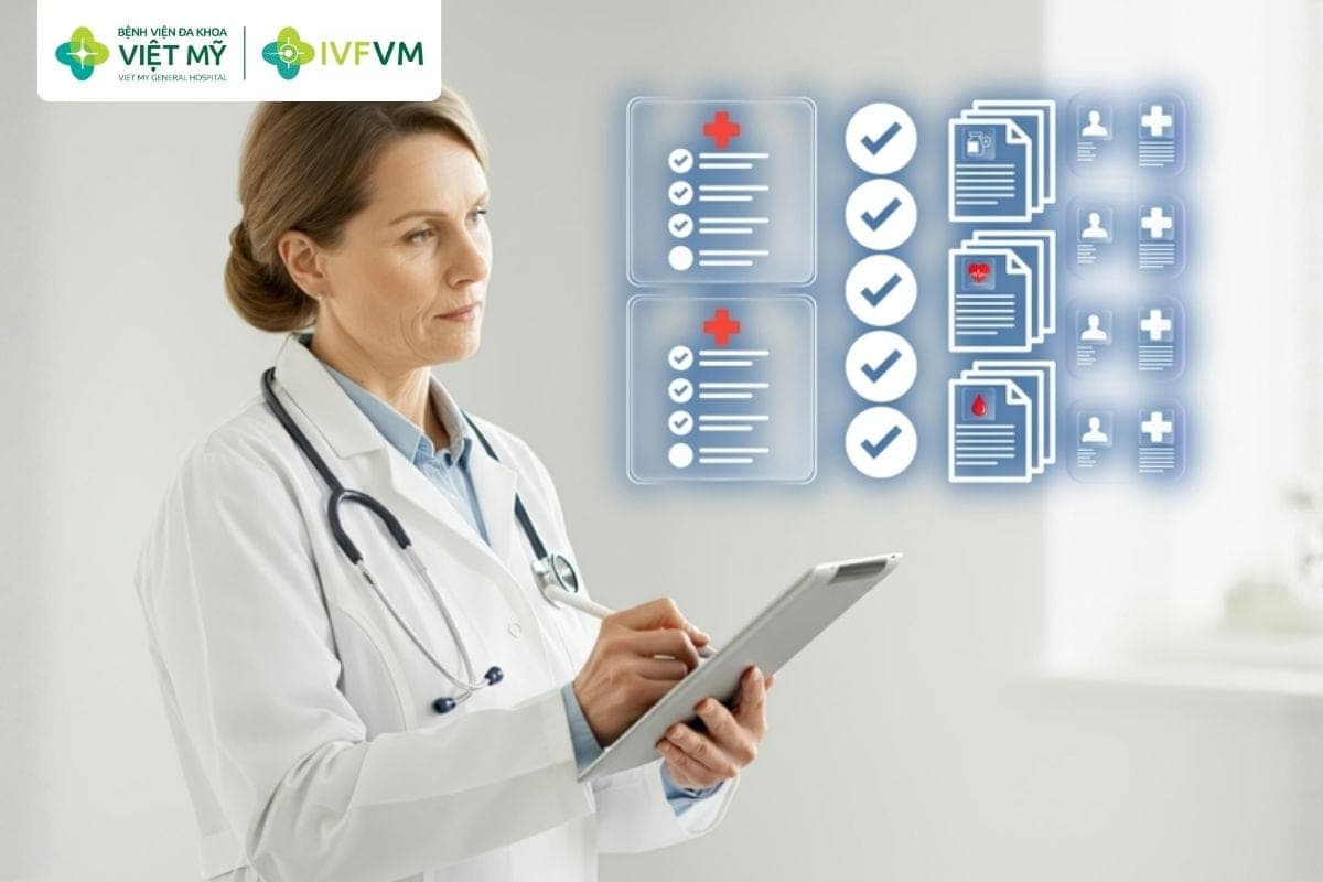 Người bệnh cần chuẩn bị đầy đủ hồ sơ cá nhân, hồ sơ y tế và các biểu mẫu, cam kết theo hướng dẫn của cơ sở điều trị